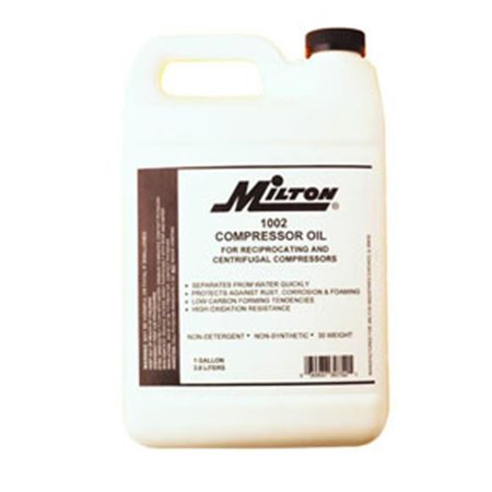 MILTON INDUSTRIES Compressor Oil, 1-Gallon MI334747